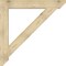 Ekena Millwork Traditional Slat Rough Sawn Bracket, Douglas Fir, 6"W x 48"D x 48"H BKT06X48X48TRA06RDF - alternate 4